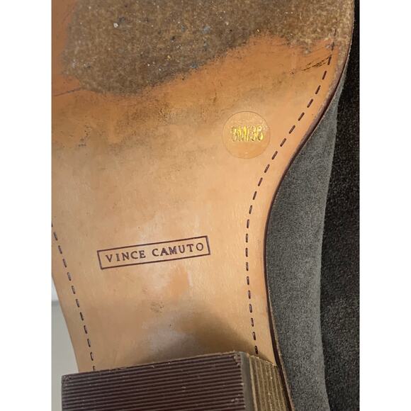 Vince Camuto Women's Suede Leather Deadra Ankle Booties Gray Size US 8 - Picture 6 of 7